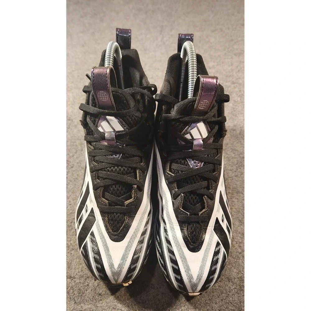 Adidas Freak Football Cleats Shoes Mens Size 7‎ Black White Mid Top HP7712